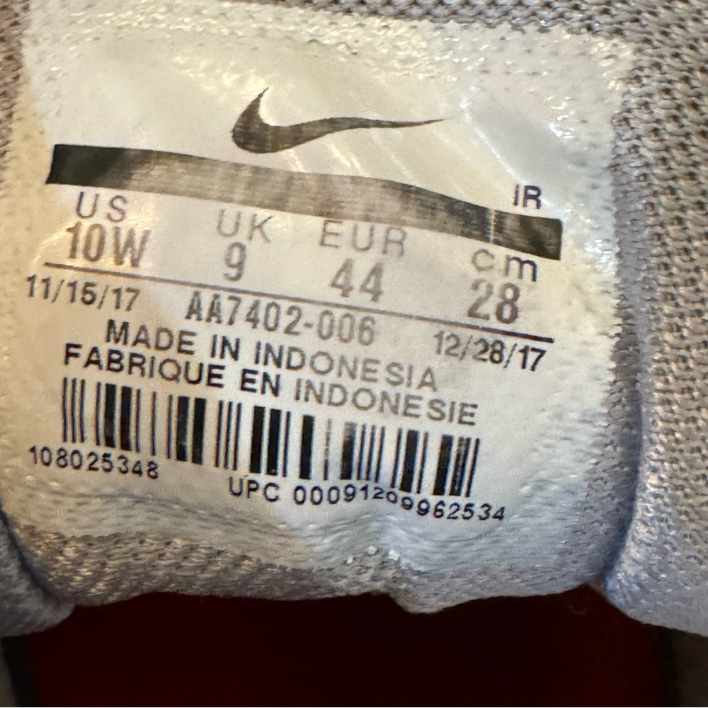 Nike Men’s Revolution 4 AA7402-006 Gray & Red Running Shoes Sneakers. Si… - Picture 7 of 14